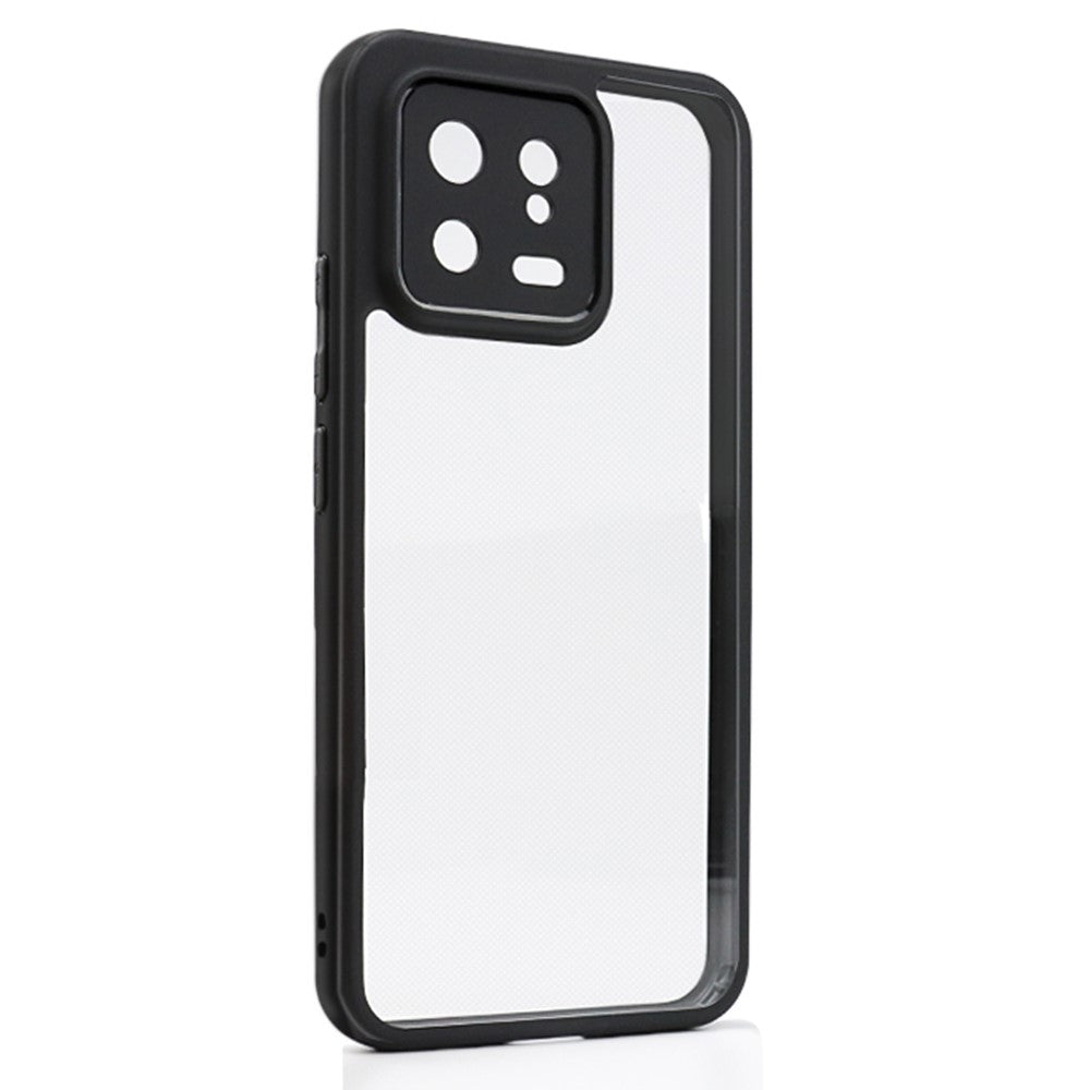For Xiaomi 13 Super Thin TPU + PC Phone Case HD Transparent Dustproof Mobile Phone Cover