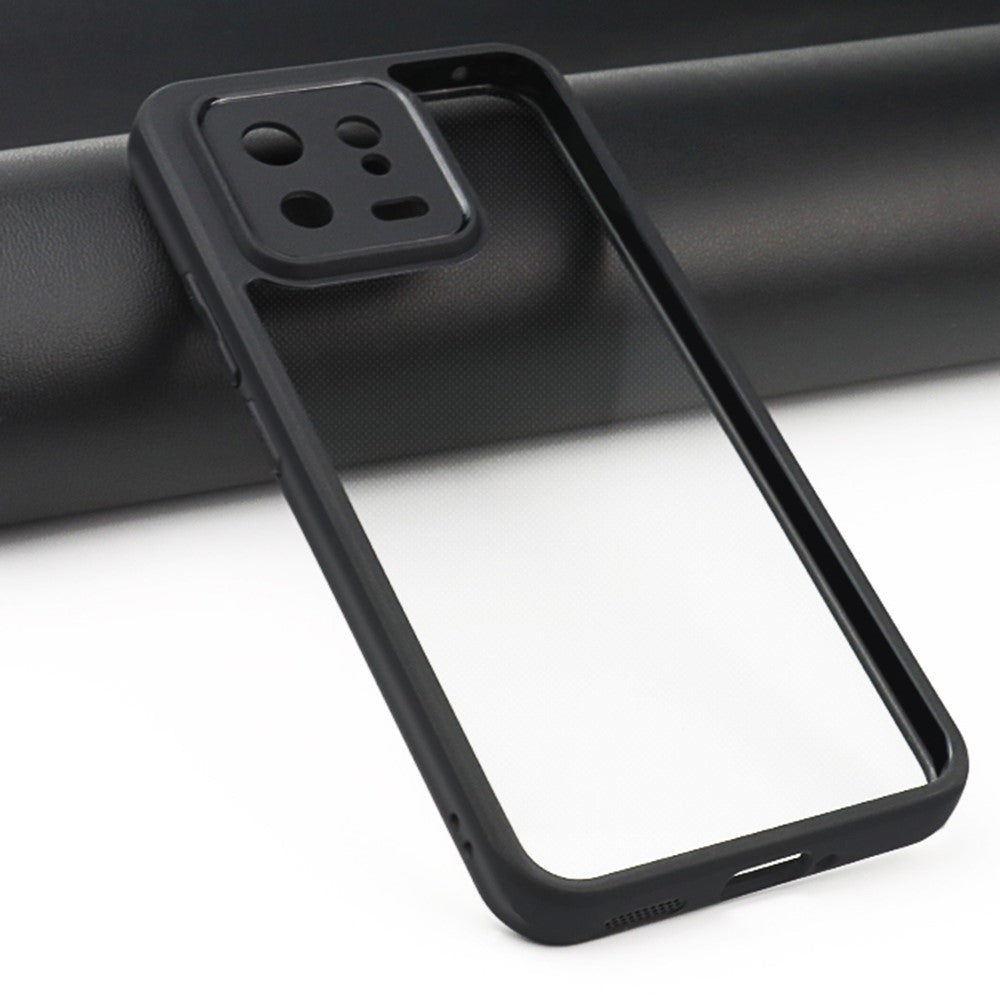 For Xiaomi 13 Super Thin TPU + PC Phone Case HD Transparent Dustproof Mobile Phone Cover