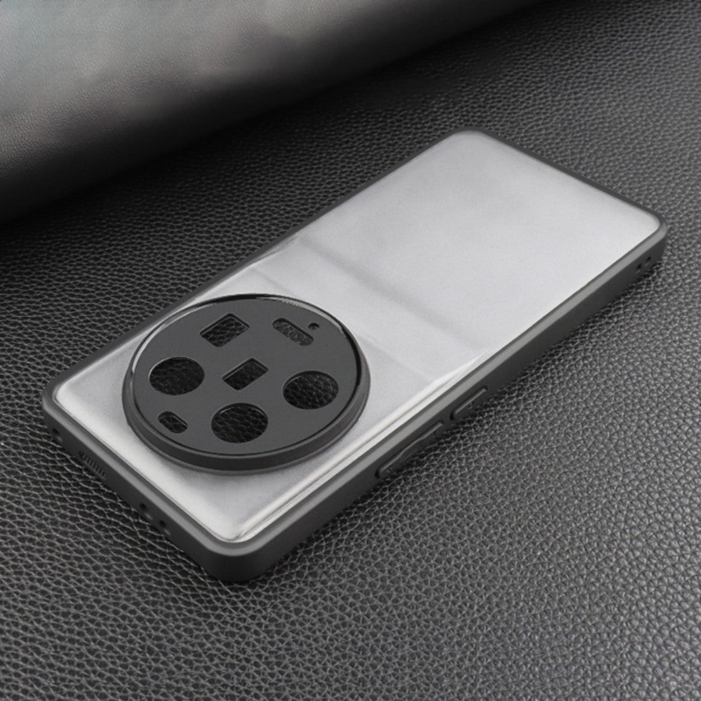 Anti-Fingerprint Phone Case for Xiaomi 13 Ultra , Transparent Phone Cover Flexible TPU + Hard PC Shell