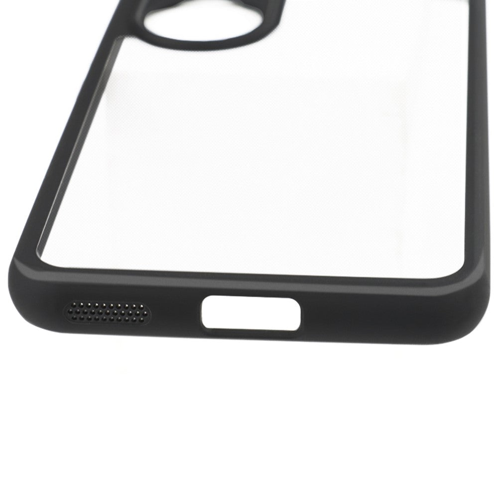 For Honor 90 Anti-Dust Phone Cover Flexible TPU + Hard PC Transparent Cell Phone Case