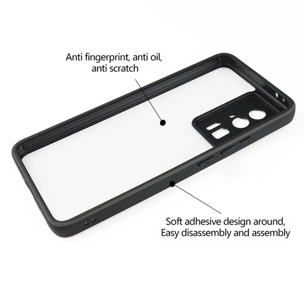 For Xiaomi Redmi K60 5G / K60 Pro 5G / Poco F5 Pro 5G Phone Case PC + TPU Transparent Phone Cover