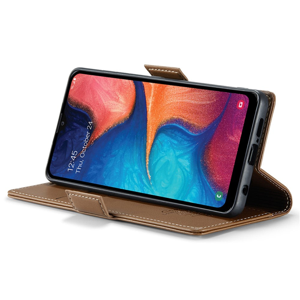 Galaxy A40 Glänzende Wallet-Hülle – RFID-Schutz & Ständer