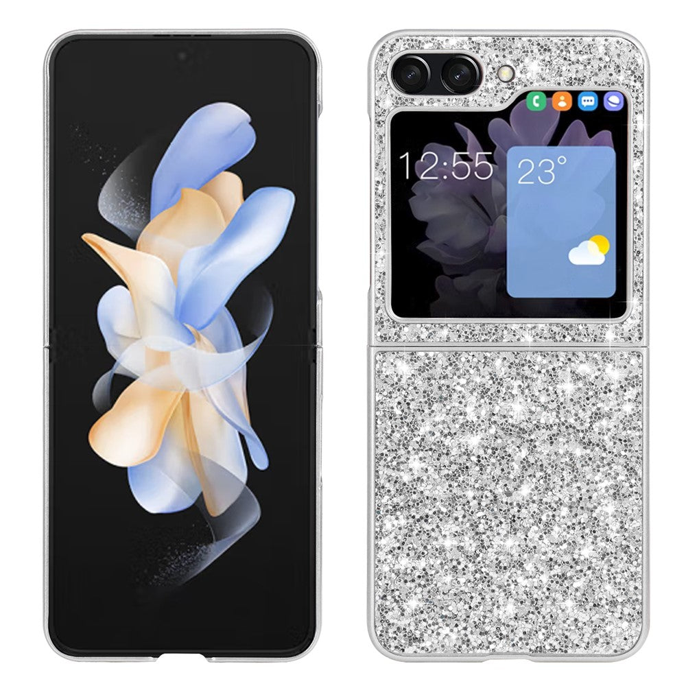 Galaxy Z Flip5 5G Schutzhülle – Funkelnde Glitzer-Rückseite
