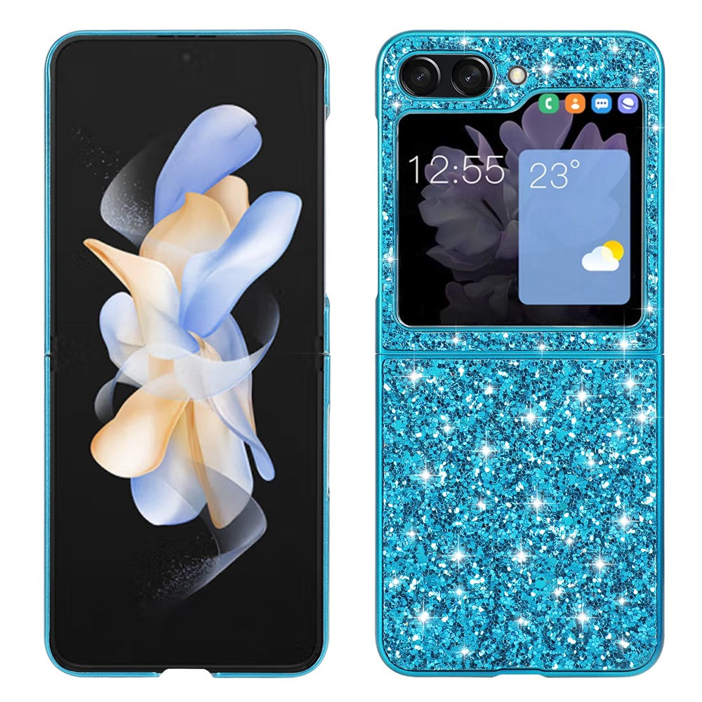 Galaxy Z Flip5 5G Schutzhülle – Funkelnde Glitzer-Rückseite