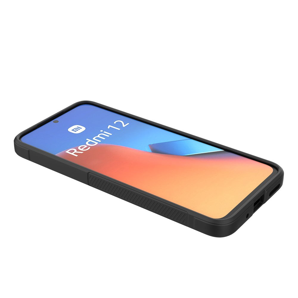 TPU Phone Case for Xiaomi Redmi 12 4G , Rugged Back Dropproof Cover