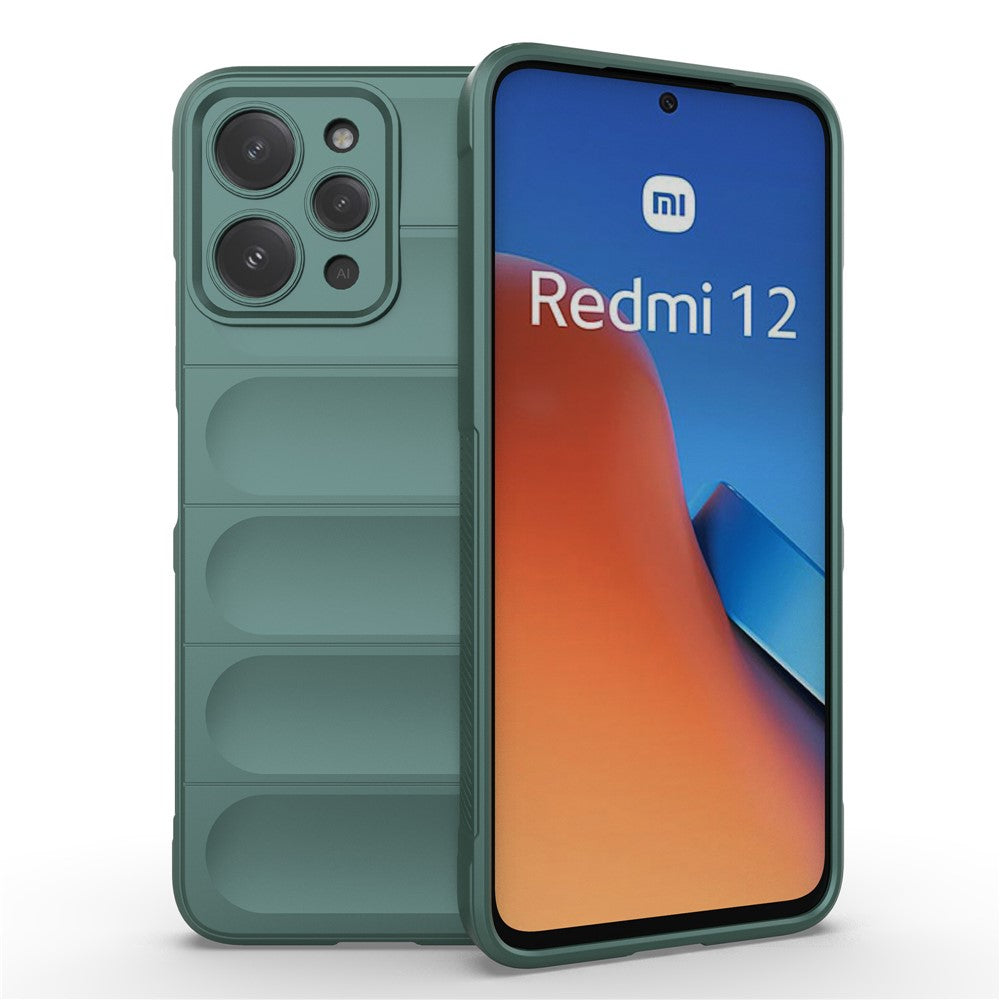 TPU Phone Case for Xiaomi Redmi 12 4G , Rugged Back Dropproof Cover