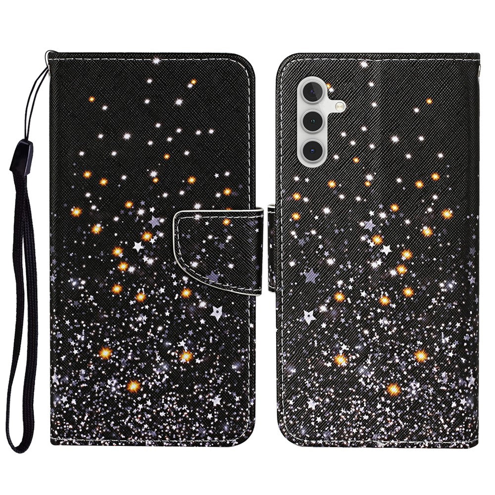 Galaxy S23 FE Wallet-Hülle – Musterdruck, mit Ständer & Riemen
