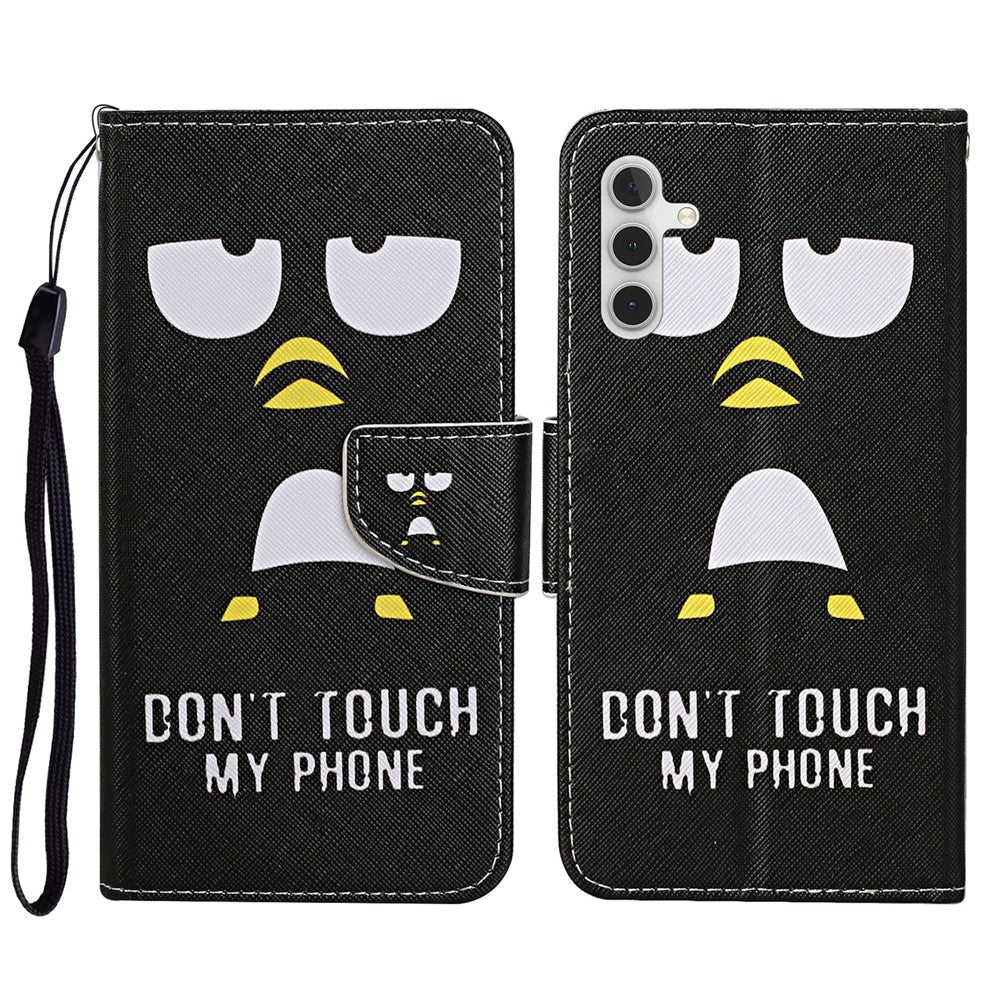 Galaxy S23 FE Wallet-Hülle – Musterdruck, mit Ständer & Riemen