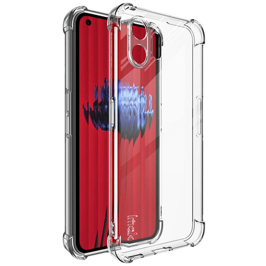 IMAK For Nothing Phone (2) Transparent Phone Case Four Corner Anti-drop Soft TPU Back Cover