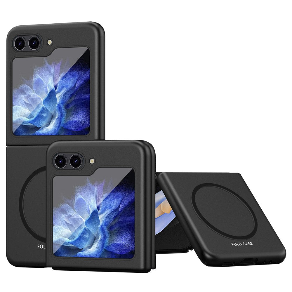 For Samsung Galaxy Z Flip5 5G Magnetic Case Skin-touch Rubberized PC Phone Cover