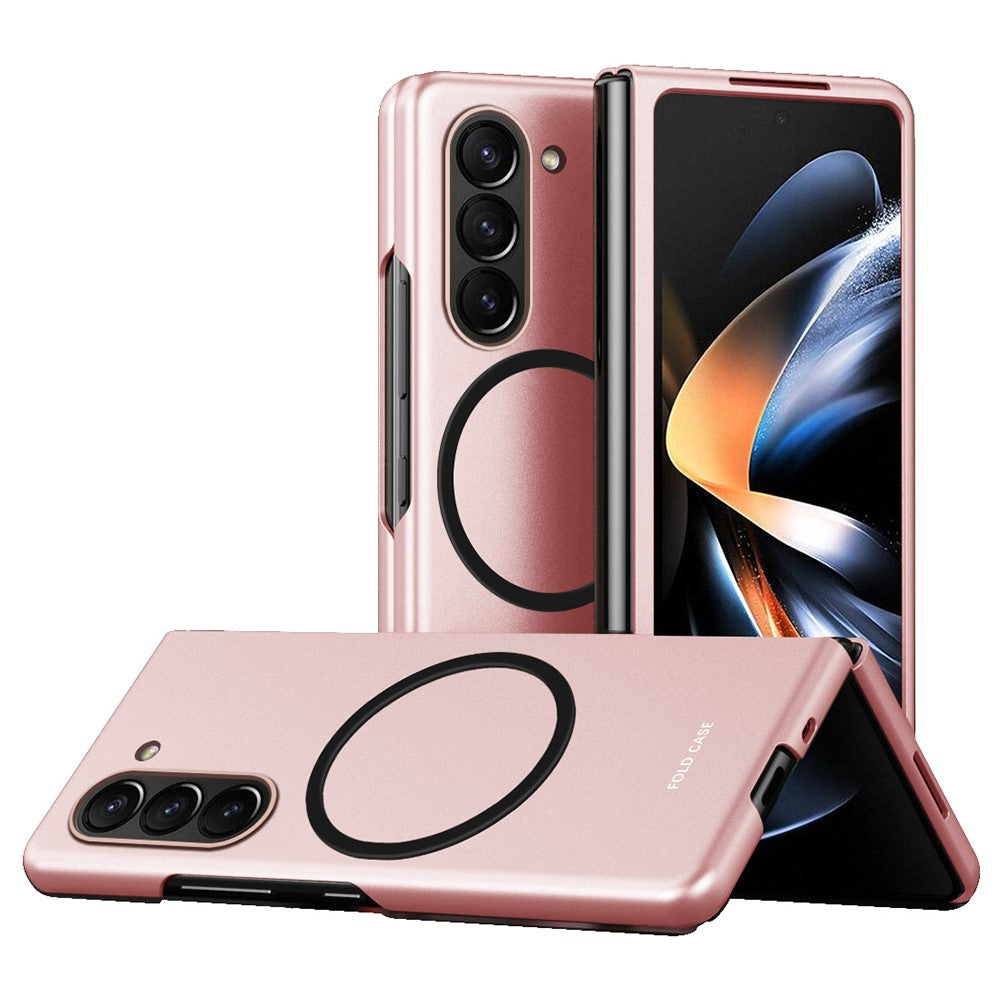 For Samsung Galaxy Z Fold5 5G Magnetic Phone Case Magnetic Case Skin-touch PC Anti-Scratch Cover