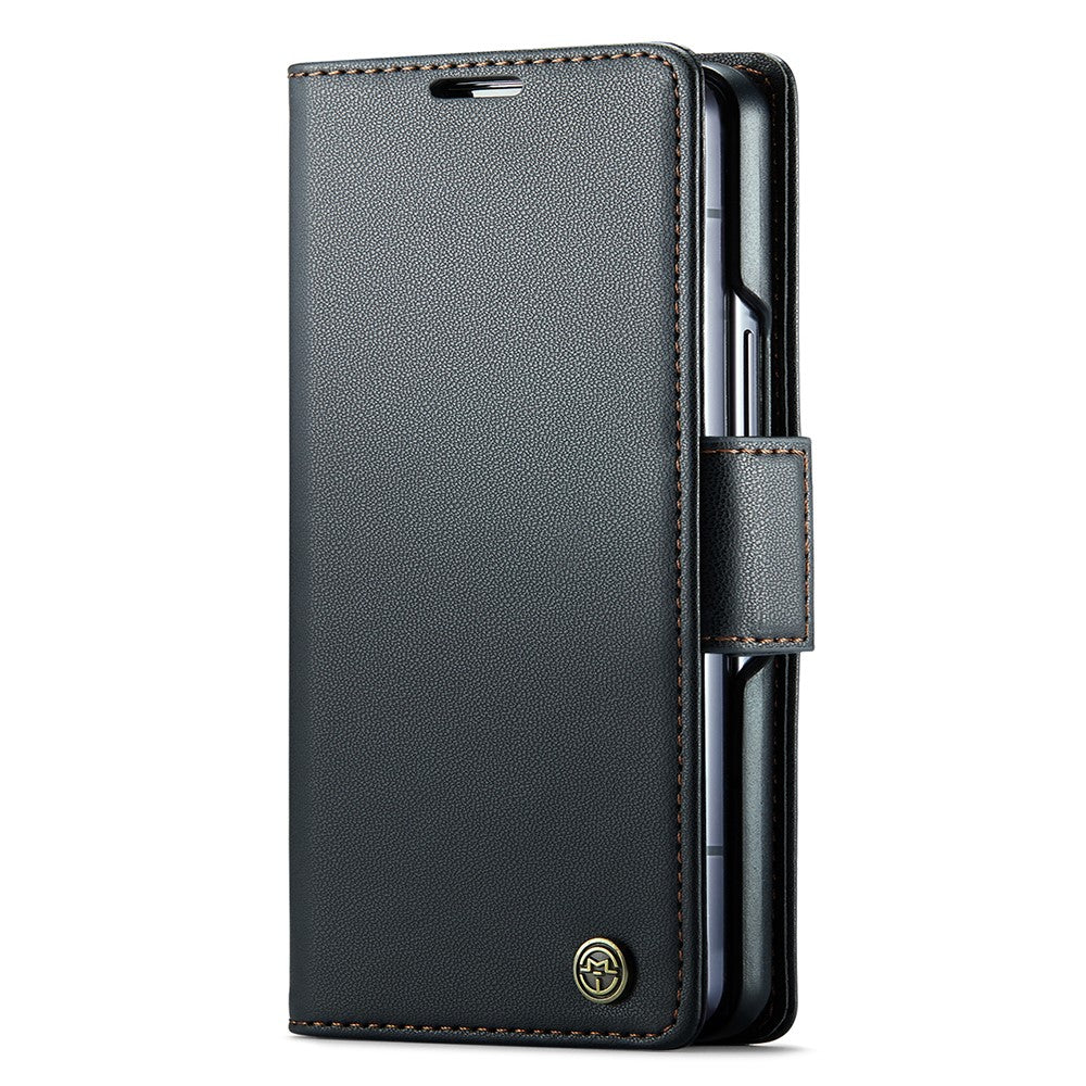 Pixel Fold Glänzende Wallet-Hülle – RFID-Schutz & Ständer