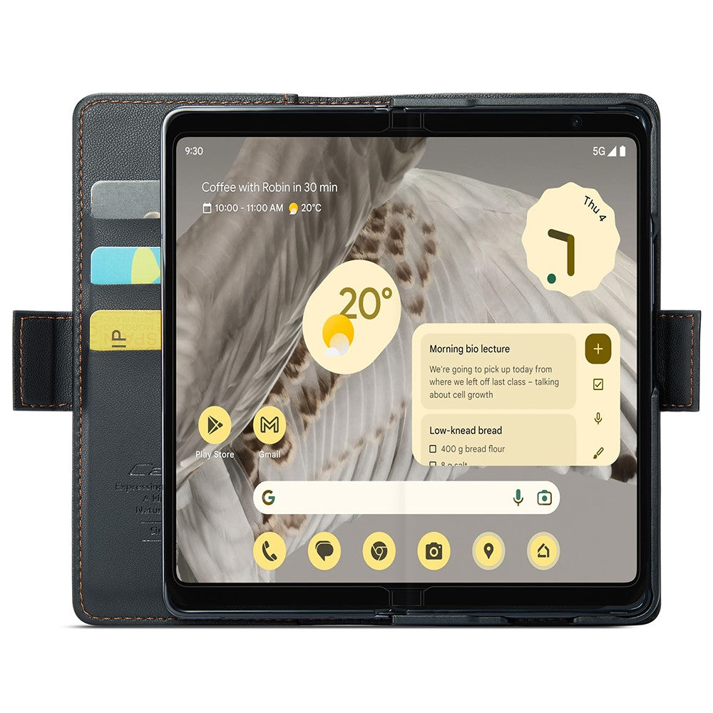Pixel Fold Glänzende Wallet-Hülle – RFID-Schutz & Ständer