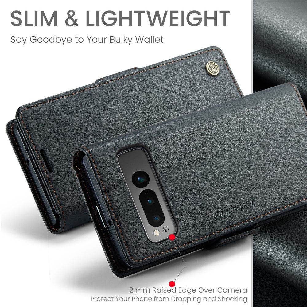 Pixel Fold Glänzende Wallet-Hülle – RFID-Schutz & Ständer