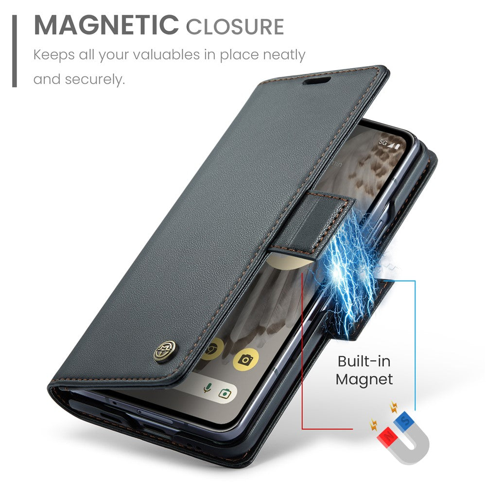 Pixel Fold Glänzende Wallet-Hülle – RFID-Schutz & Ständer