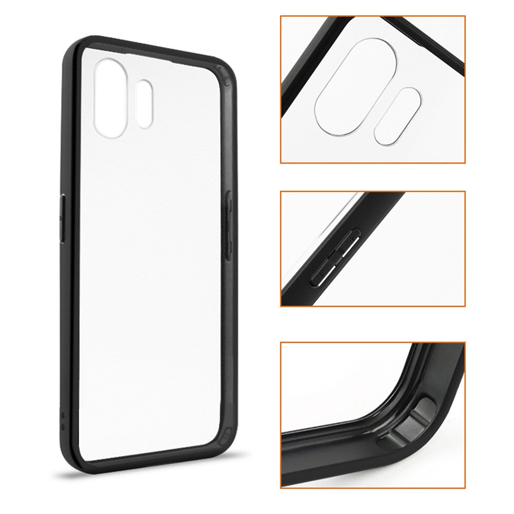 For Nothing Phone (2) Dustproof Phone Shell TPU + Hard PC Clear Phone Case Cover