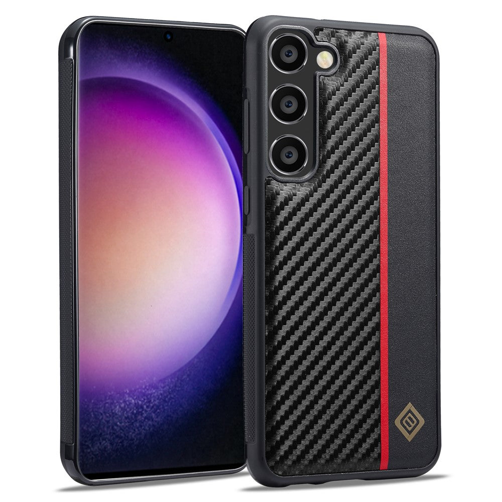 Galaxy S23 Stoßfeste Hülle - Carbonfaser-Optik