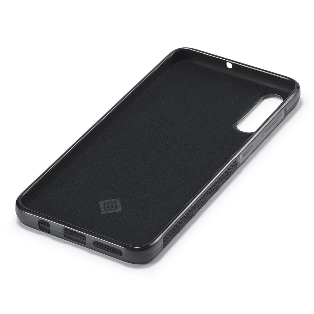 Galaxy A50 / A50s / A30s Stoßfeste Hülle - Carbonfaser-Optik – PU-Leder & TPU