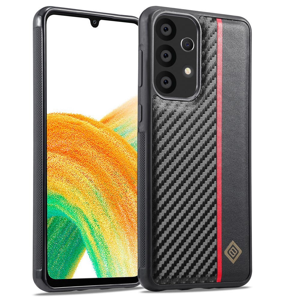 Galaxy A13 4G/5G / A04 4G / A04s 4G Stoßfeste Hülle - Carbonfaser-Optik