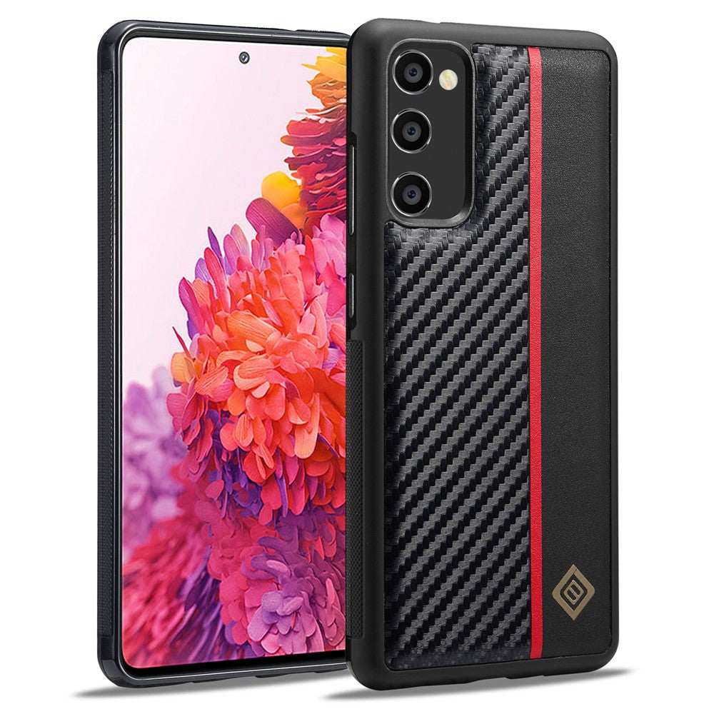 Galaxy S20 FE 4G/5G / S20 FE 2022 / S20 Lite Stoßfeste Hülle - Carbonfaser-Optik