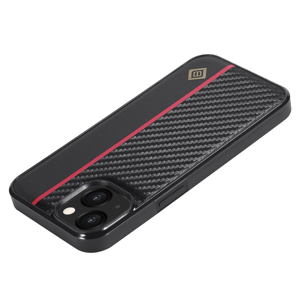 iPhone 14 Plus Stoßfeste Hülle - Carbonfaser-Optik