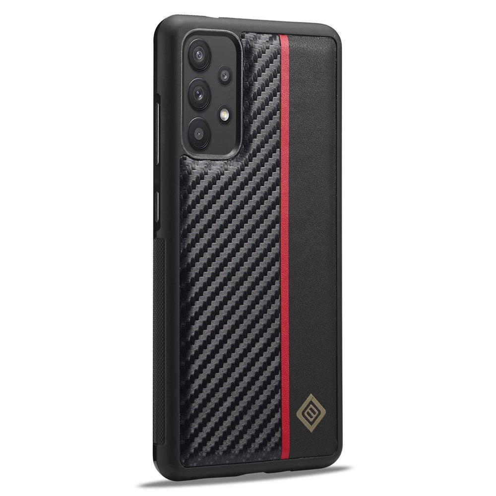Galaxy A32 5G / M32 5G Stoßfeste Hülle - Carbonfaser-Optik
