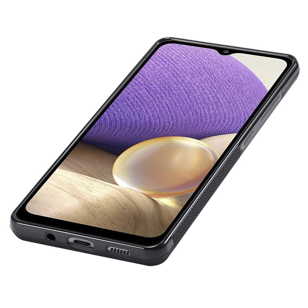 Galaxy A32 5G / M32 5G Stoßfeste Hülle - Carbonfaser-Optik