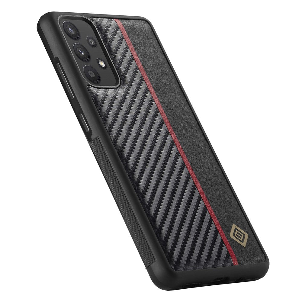 Galaxy A32 5G / M32 5G Stoßfeste Hülle - Carbonfaser-Optik