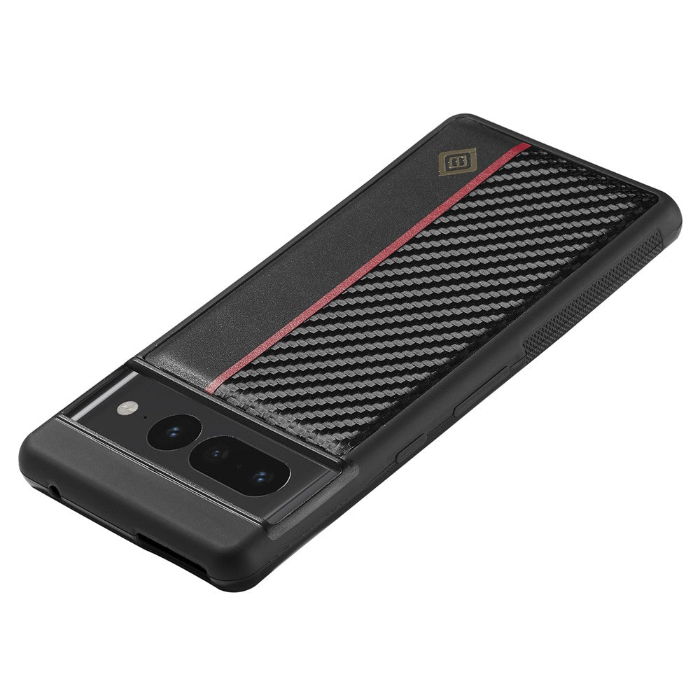 Pixel 7 Pro 5G Stoßfeste Hülle - Carbonfaser-Optik