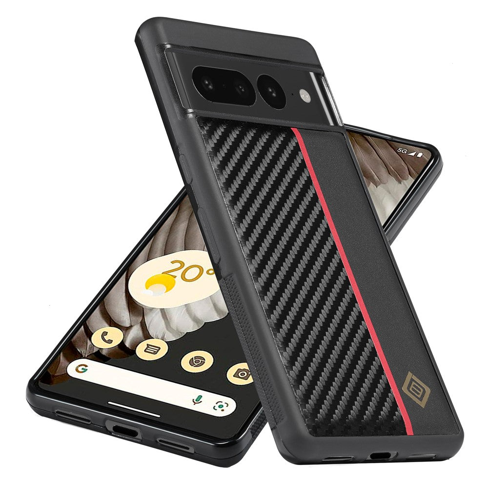 Pixel 7 Pro 5G Stoßfeste Hülle - Carbonfaser-Optik