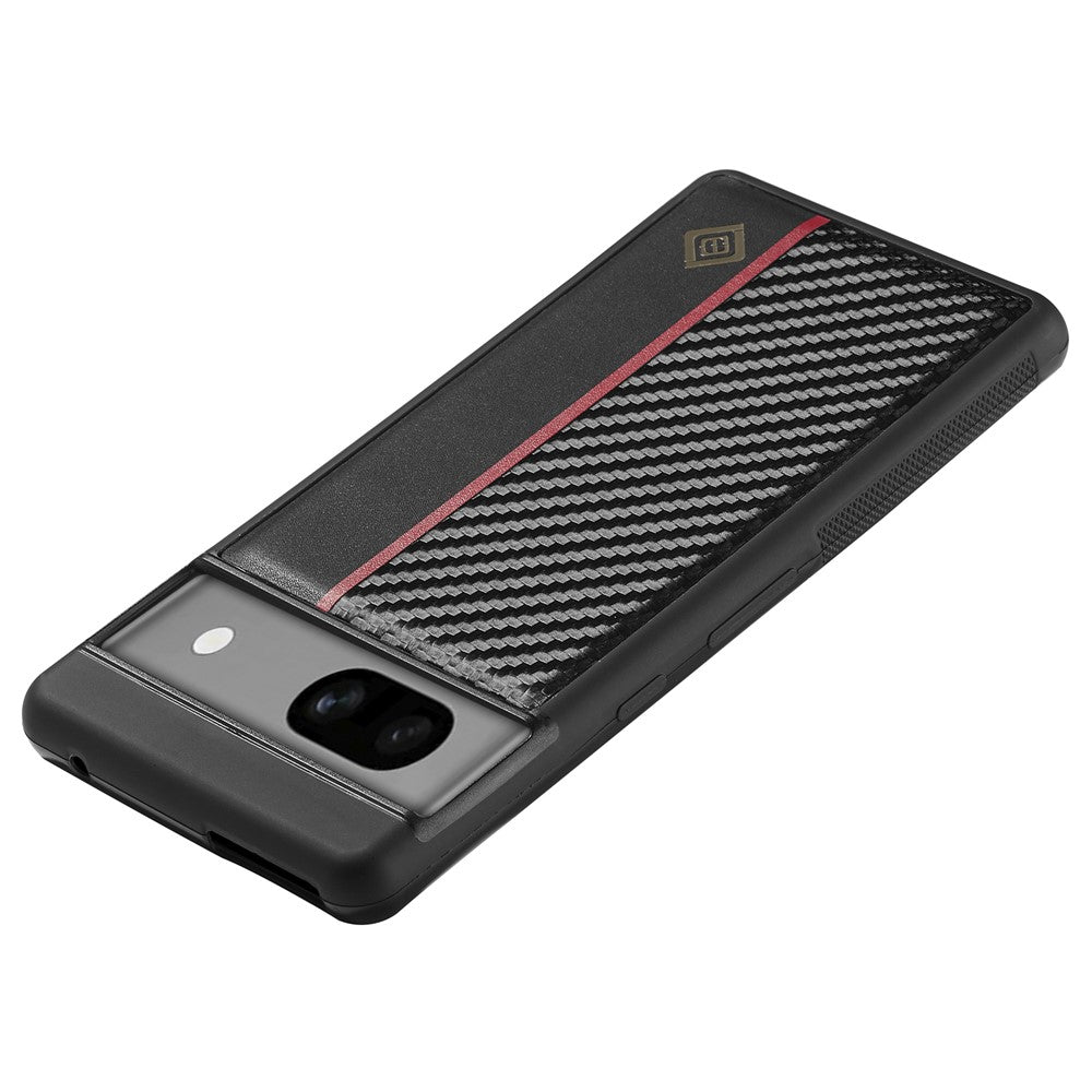 Pixel 7 5G Stoßfeste Hülle - Carbonfaser-Optik