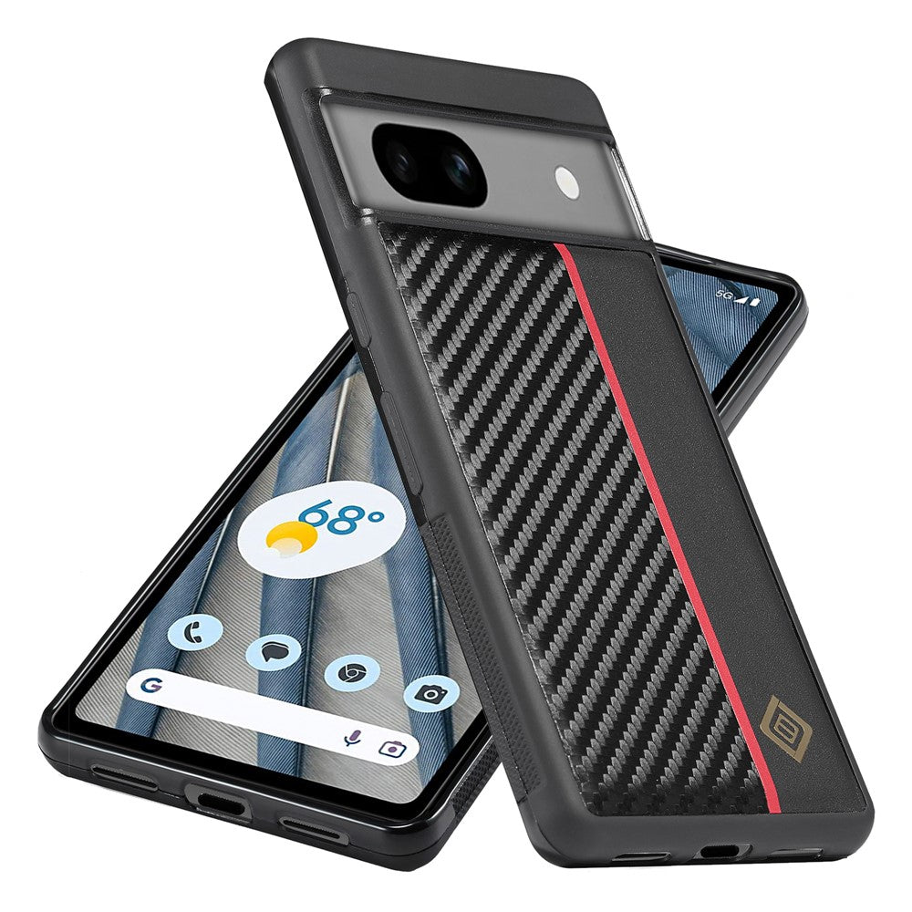 Pixel 7 5G Stoßfeste Hülle - Carbonfaser-Optik