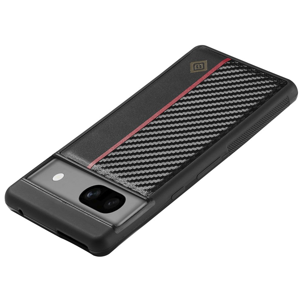 Pixel 7a Stoßfeste Hülle - Carbonfaser-Optik