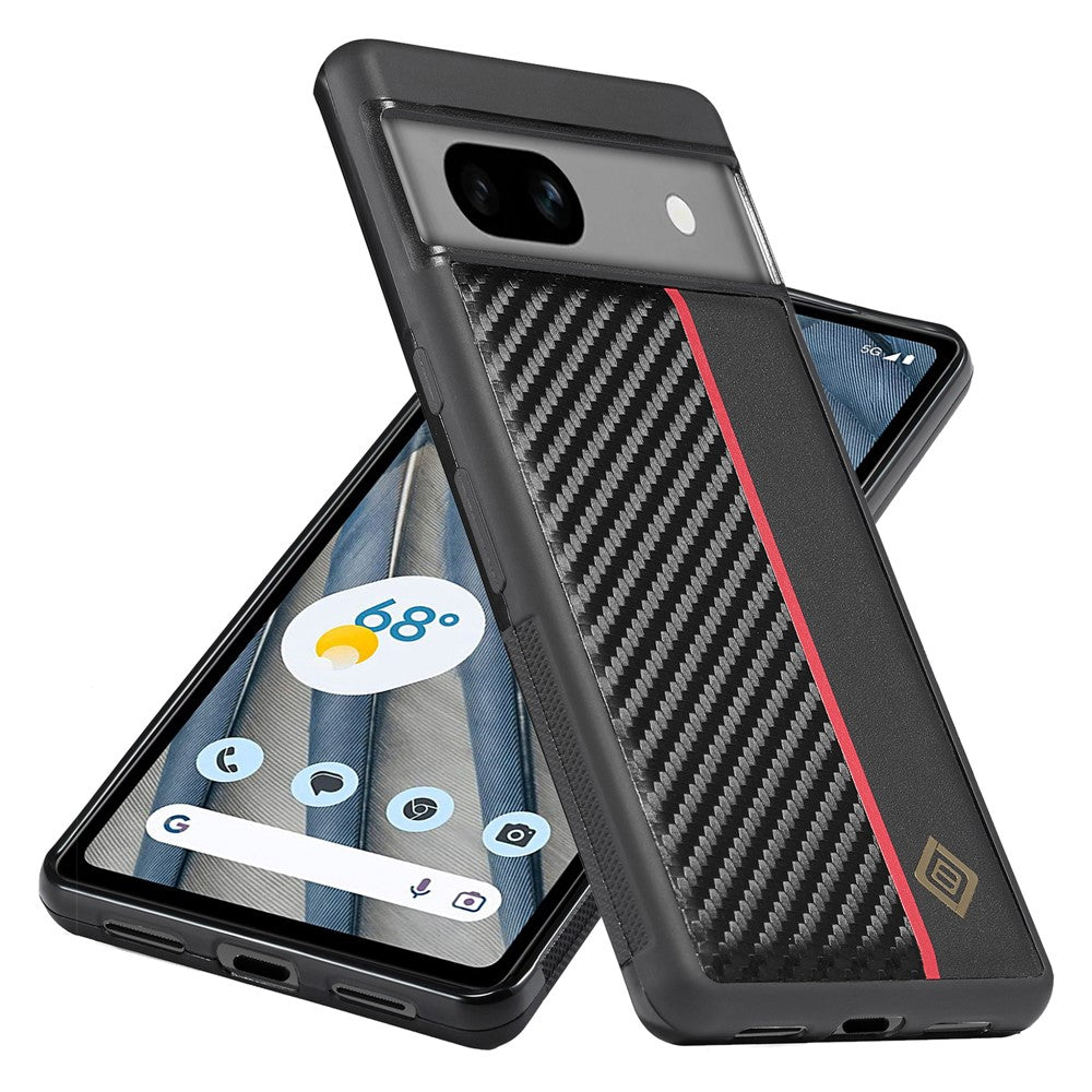 Pixel 7a Stoßfeste Hülle - Carbonfaser-Optik