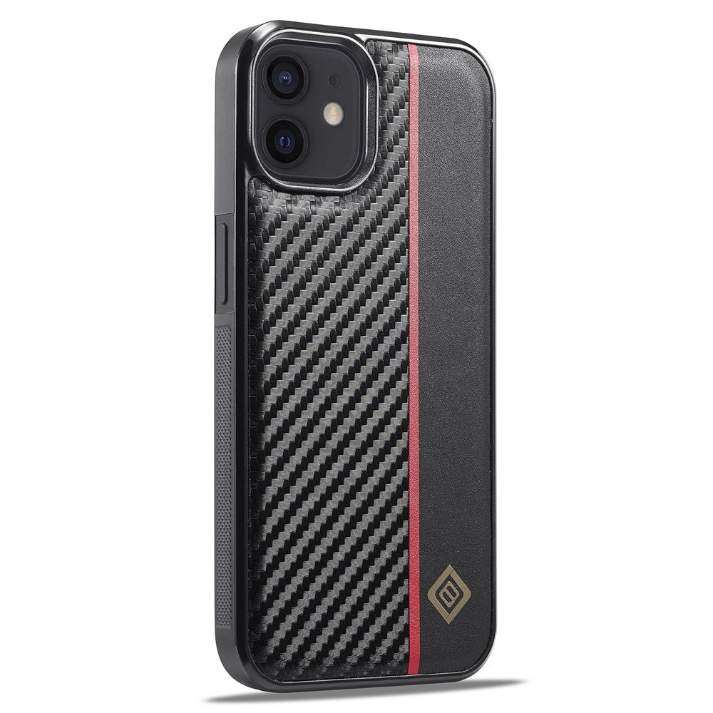 iPhone 12 / 12 Pro Stoßfeste Hülle - Carbonfaser-Optik