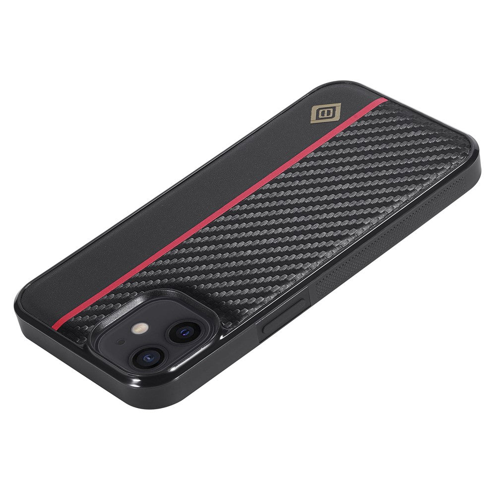 iPhone 12 / 12 Pro Stoßfeste Hülle - Carbonfaser-Optik