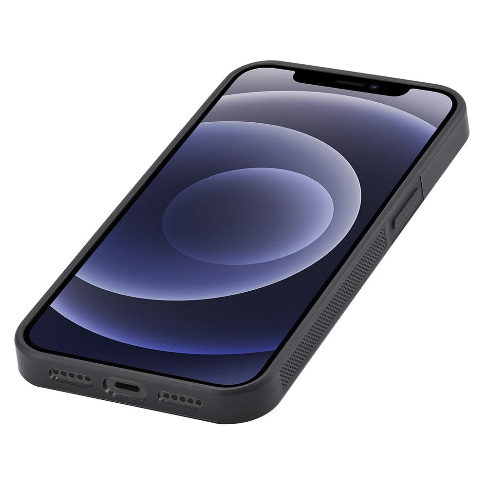 iPhone 12 / 12 Pro Stoßfeste Hülle - Carbonfaser-Optik