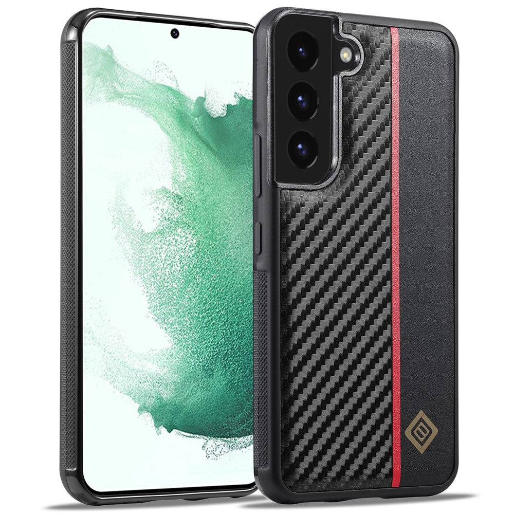 Galaxy S22 Plus 5G Stoßfeste Hülle - Carbonfaser-Optik