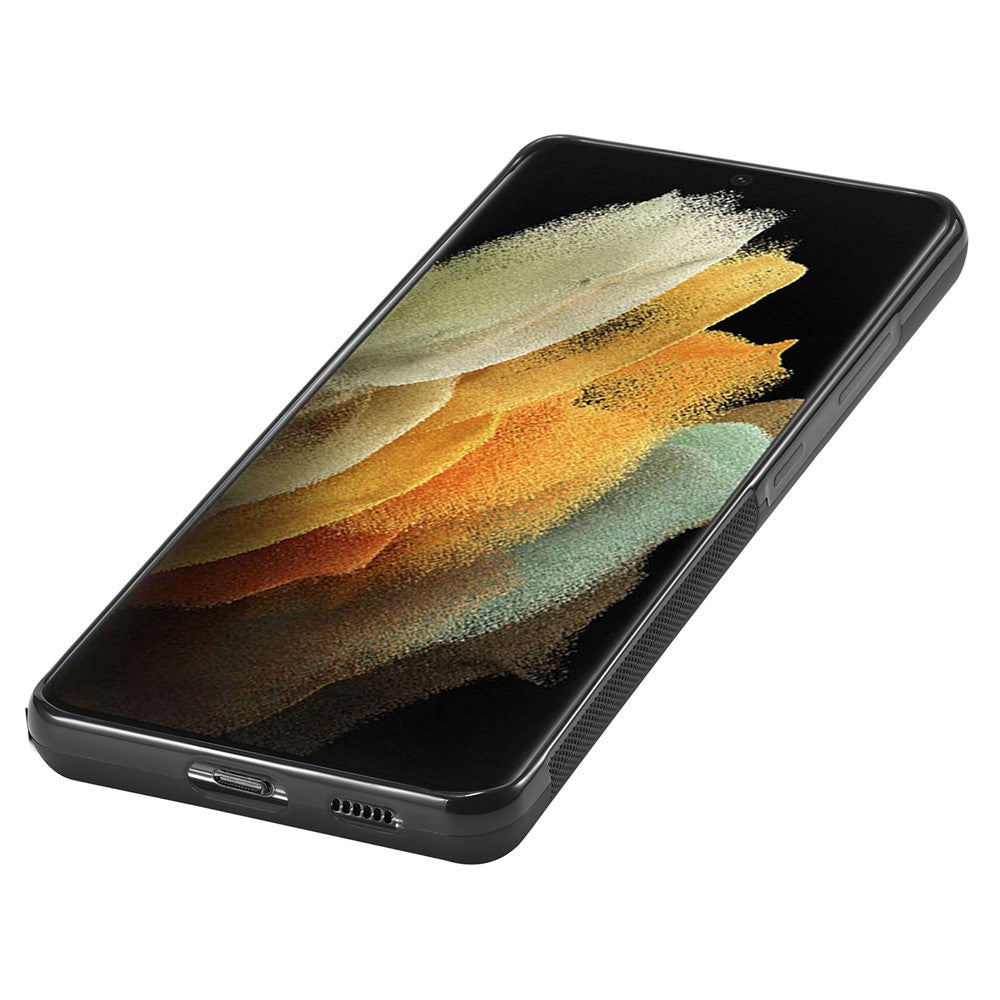 Galaxy S21 Ultra 5G Stoßfeste Hülle - Carbonfaser-Optik