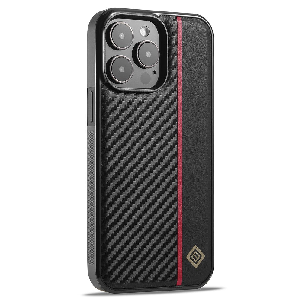 iPhone 14 Pro Max Stoßfeste Hülle - Carbonfaser-Optik