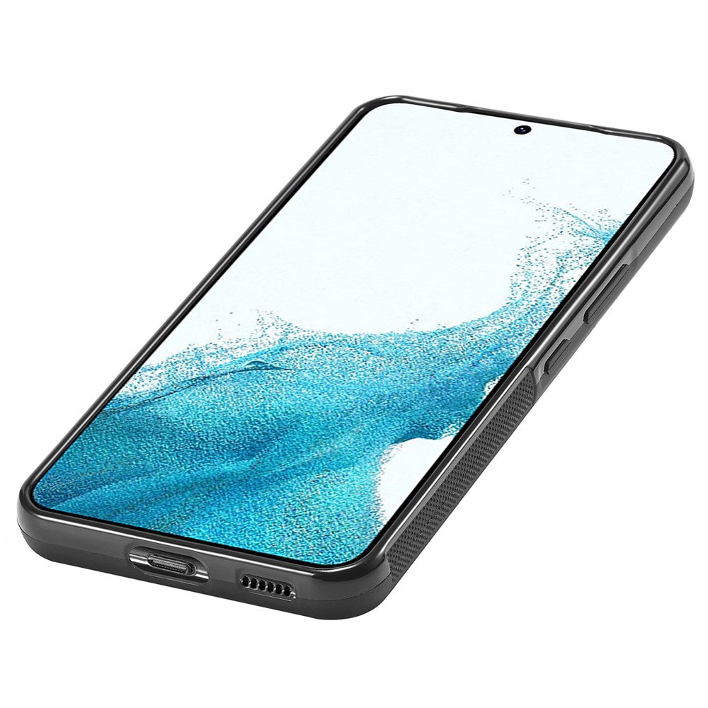 Galaxy S22 5G Stoßfeste Hülle - Carbonfaser-Optik