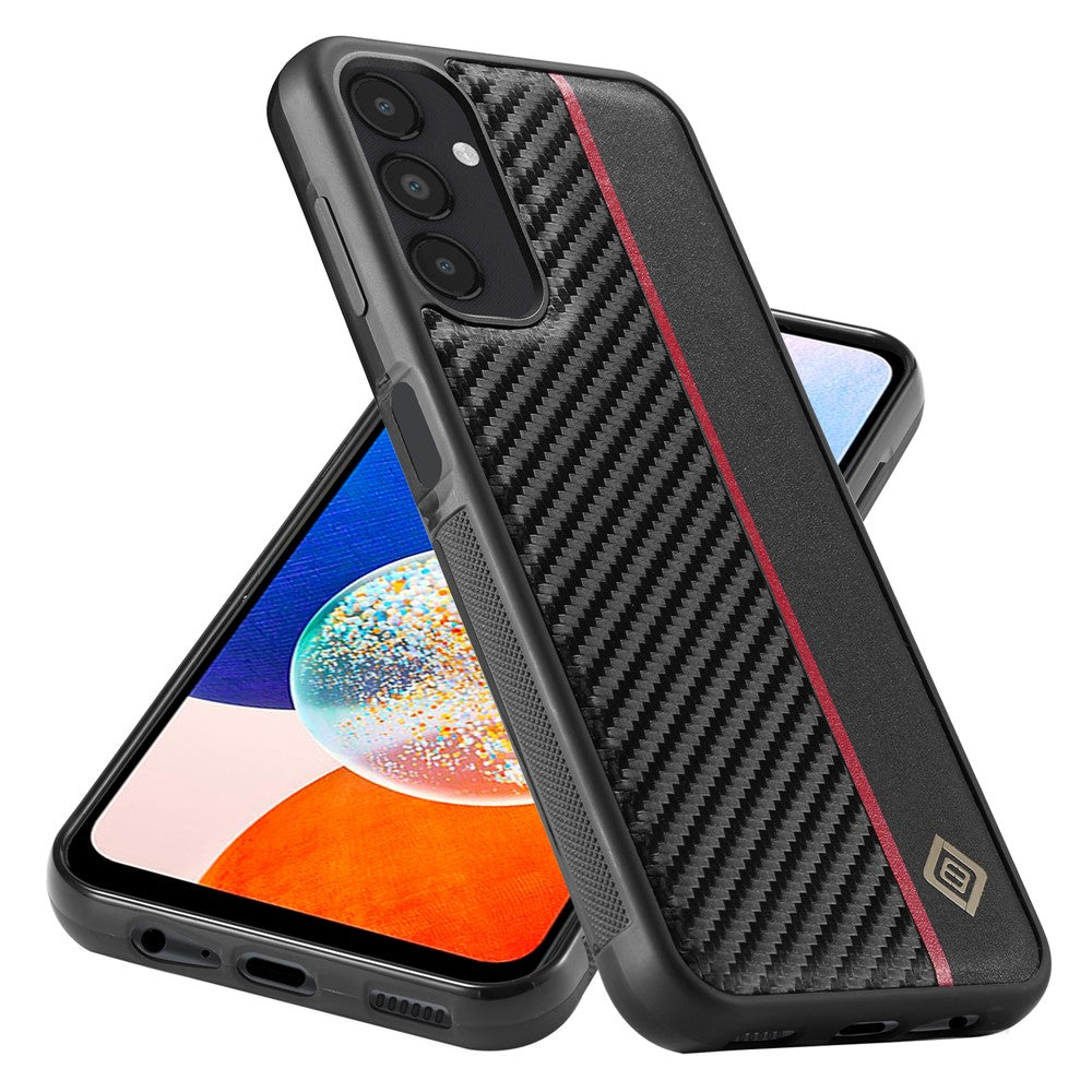 Galaxy A14 4G/5G Stoßfeste Hülle - Carbonfaser-Optik