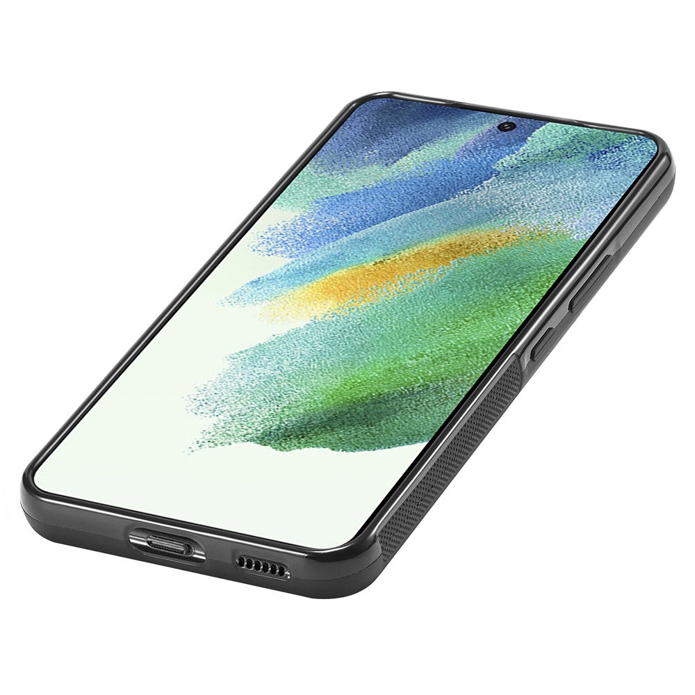 Galaxy S21 FE 5G Stoßfeste Hülle - Carbonfaser-Optik