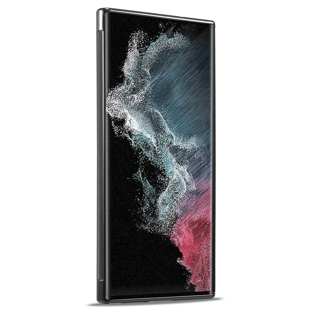Galaxy S22 Ultra Stoßfeste Hülle - Carbonfaser-Optik