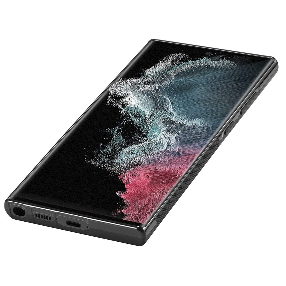Galaxy S22 Ultra Stoßfeste Hülle - Carbonfaser-Optik