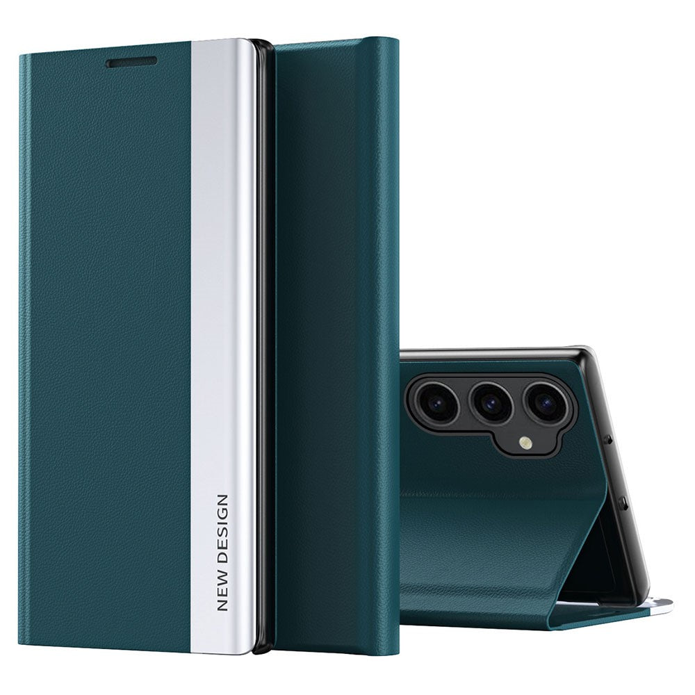 Galaxy S23 FE Klappbare Hülle – elegant, stoßfest, mit Ständer & galvanisierter Oberfläche