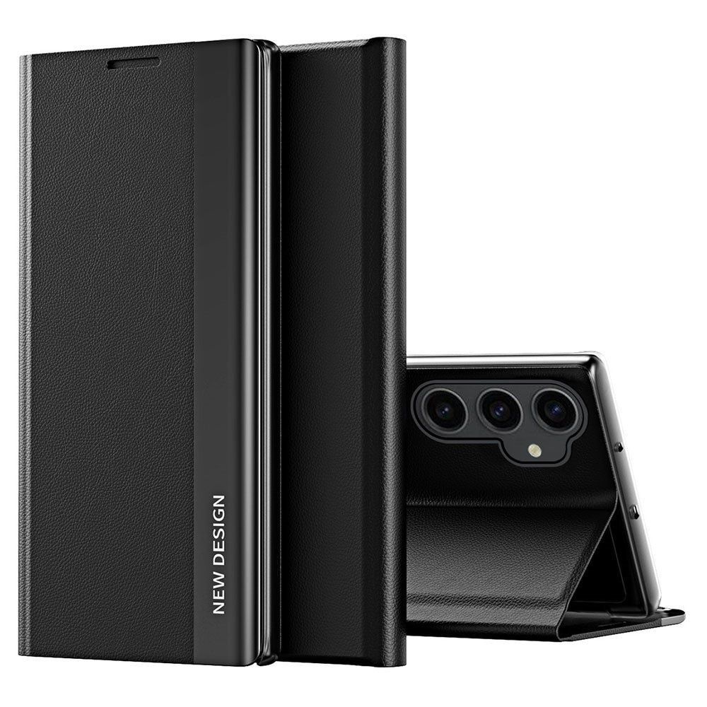 Galaxy S23 FE Klappbare Hülle – elegant, stoßfest, mit Ständer & galvanisierter Oberfläche