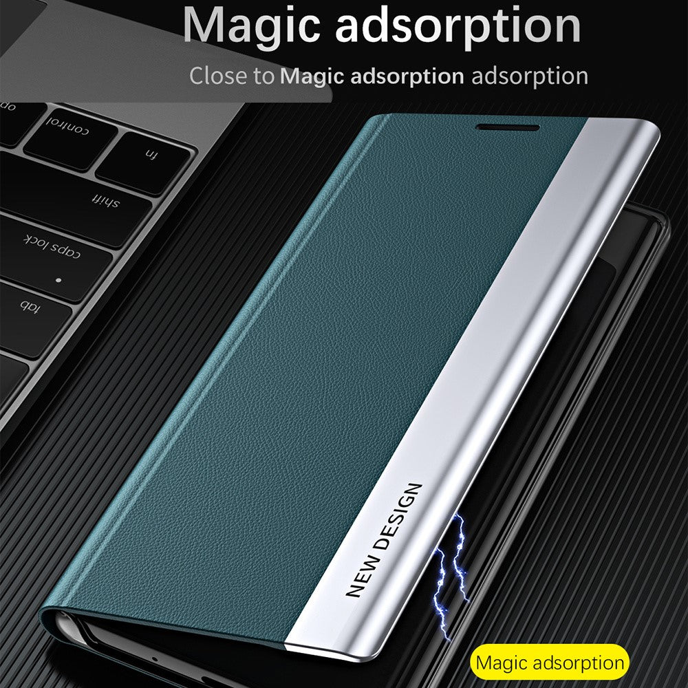 Galaxy S23 FE Klappbare Hülle – elegant, stoßfest, mit Ständer & galvanisierter Oberfläche