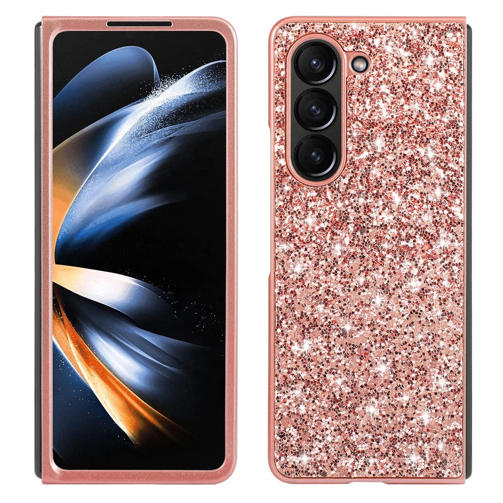 Galaxy Z Fold5 5G Schutzhülle – Funkelnde Glitzer-Rückseite