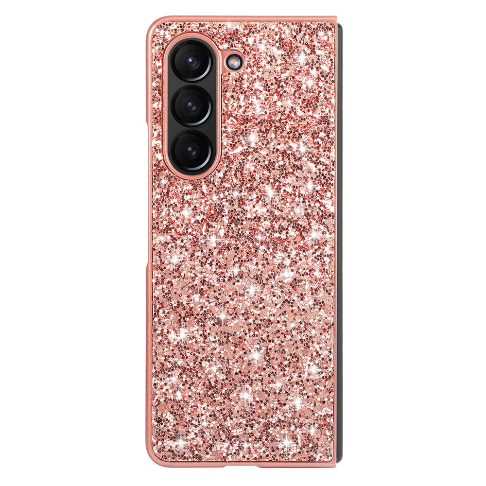 Galaxy Z Fold5 5G Schutzhülle – Funkelnde Glitzer-Rückseite